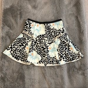 NWOT Zara Floral MiniSkirt